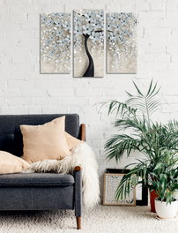 Wallity Lienzo Decorativo UC114 de 3 Piezas Multicolor